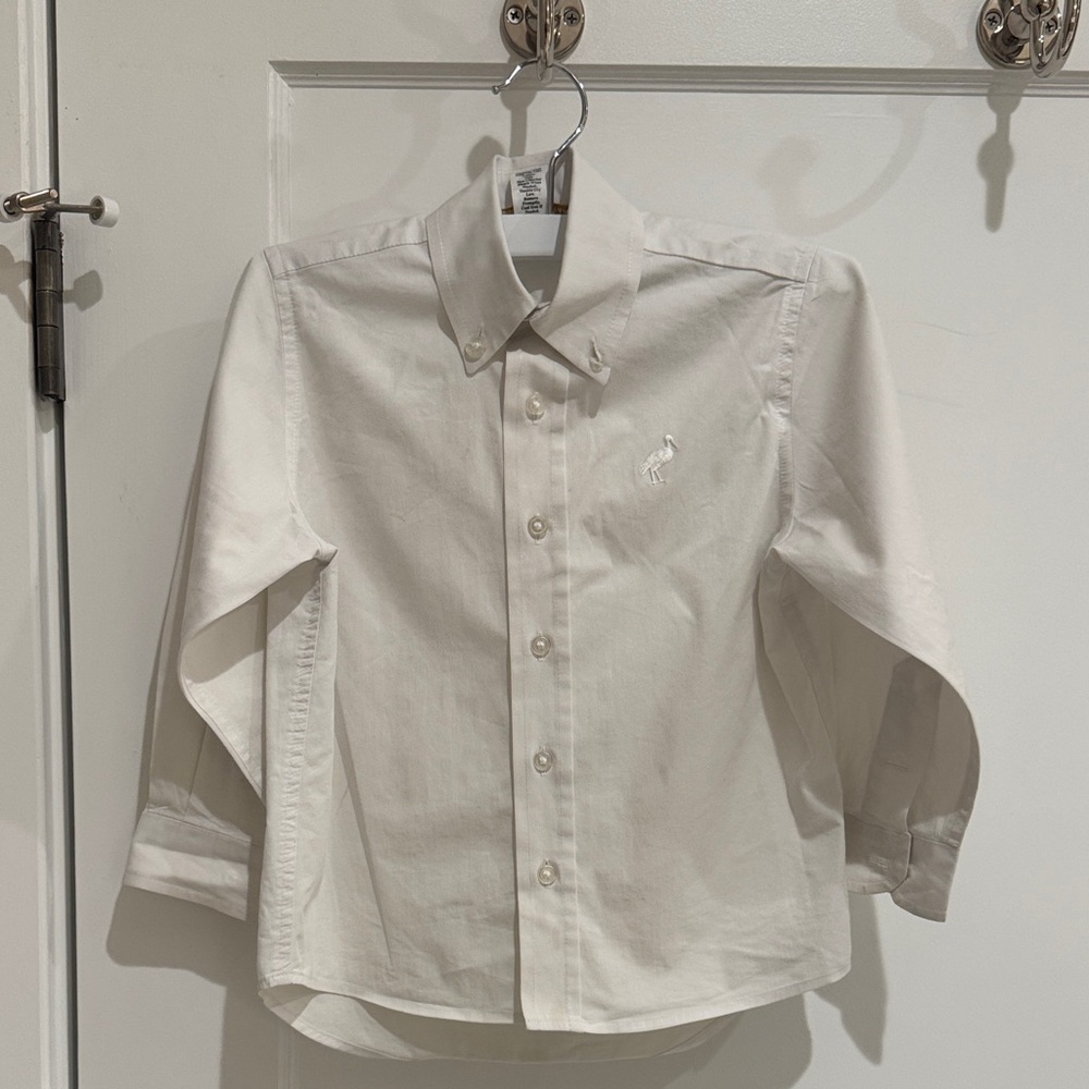 The Beaufort Bonnet Company Dean's List Dress Shirt - Worth Avenue White size 2T